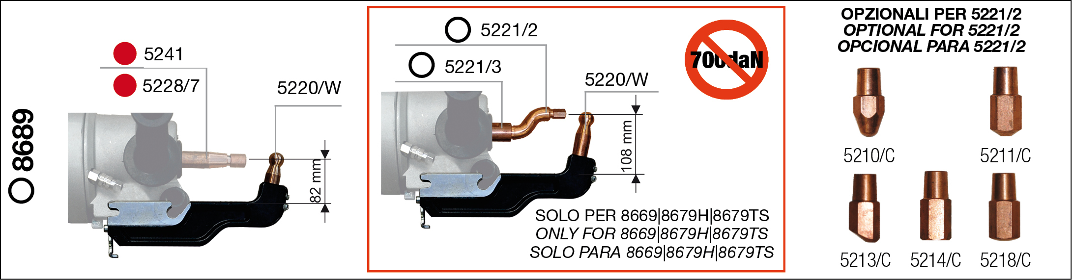 8689 Wheel Arch arm included or optional upgrade to 8689WS watercooled